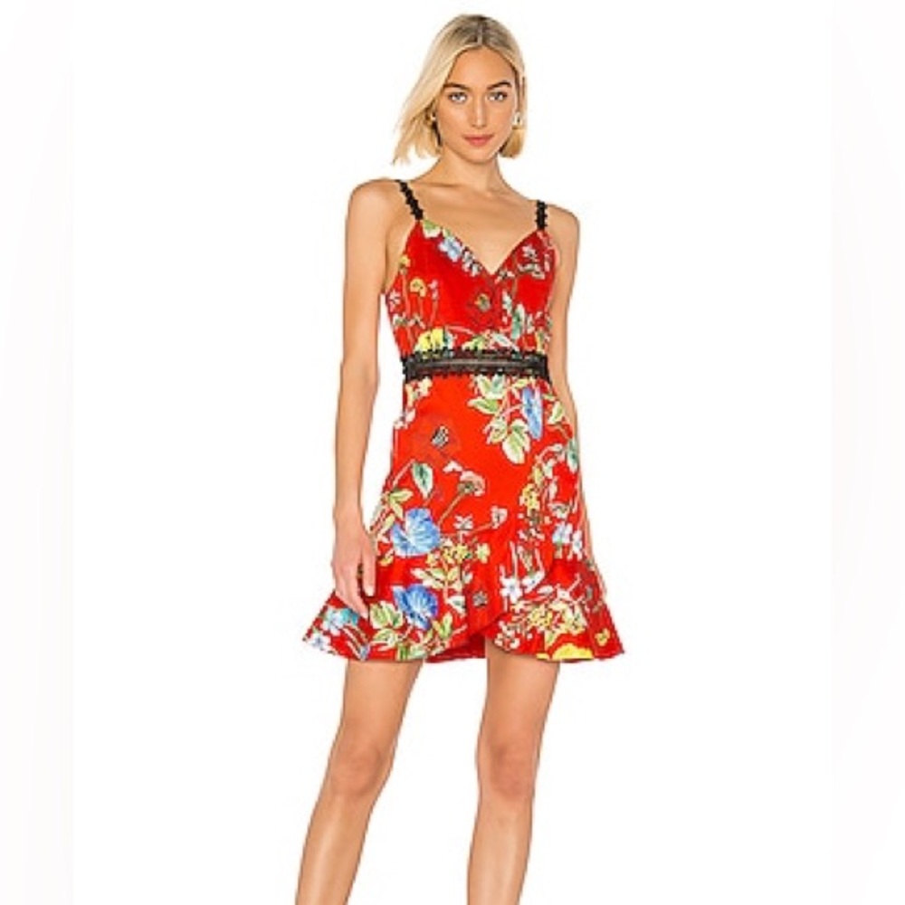 Alice and Olivia Kirby Spaghetti Strap Dress